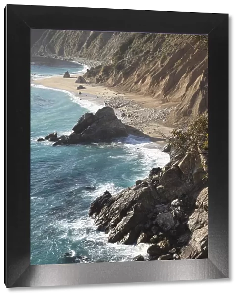 Rocky stretch of coastline in Big Sur, California, United States of America