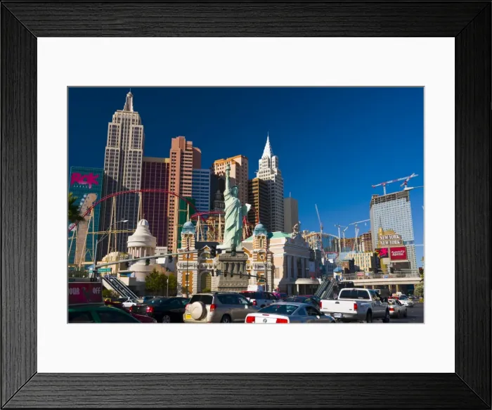 Framed Print : New York New York Hotel and Casino, Las Vegas, Nevada, United States of America Framed Print : New York New York Hotel and Casino, Las Vegas, Nevada, United States of America