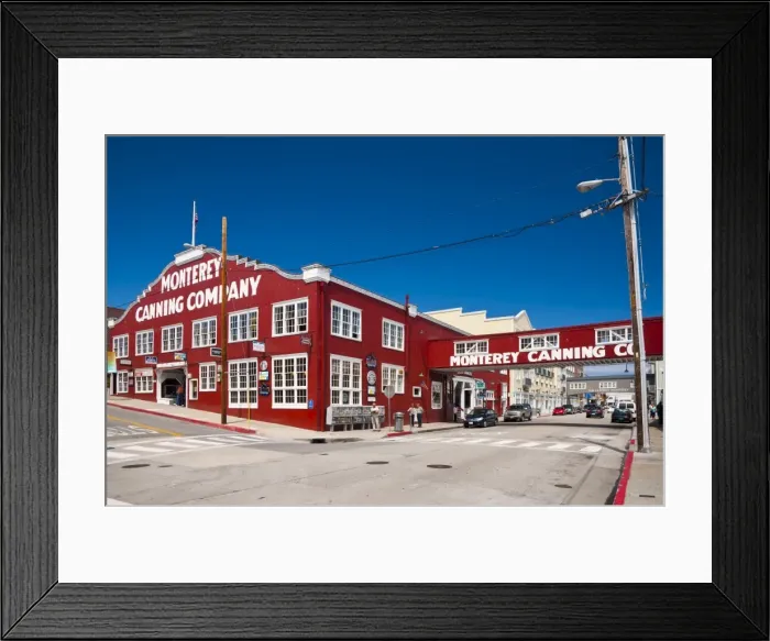 Framed Print : Cannery Row, Monterey, California, United States of America, North America Framed Print : Cannery Row, Monterey, California, United States of America, North America