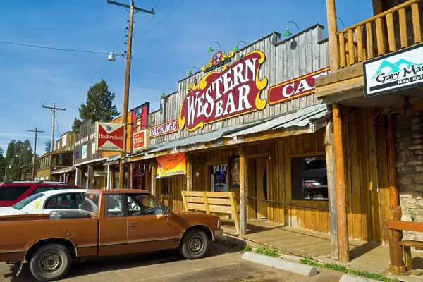 Western Bar, Cloudcroft, New Mexico, United States of America, North America