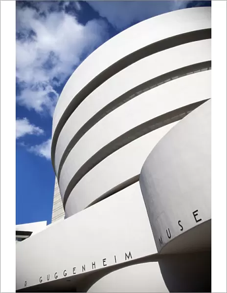 Guggenheim Museum, Modernist architecture designed by Frank Lloyd Wright