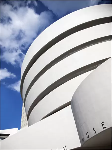 Guggenheim Museum, Modernist architecture designed by Frank Lloyd Wright