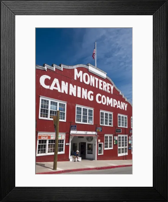 Framed Print : Cannery Row, Monterey, California, United States of America, North America Framed Print : Cannery Row, Monterey, California, United States of America, North America
