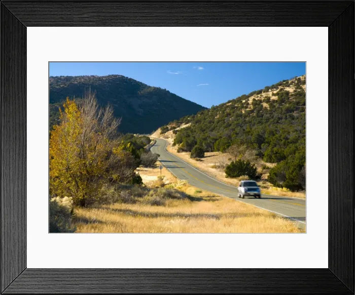 Framed Print : Turquoise Trail, New Mexico, United States of America, North America Framed Print : Turquoise Trail, New Mexico, United States of America, North America