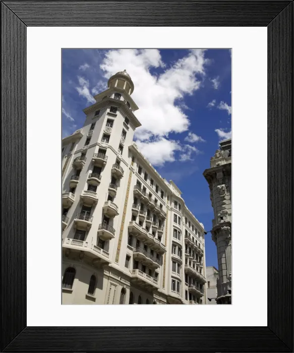 Framed Print : Buildings on Plaza Fabini, Montevideo Center, Uruguay, South America Framed Print : Buildings on Plaza Fabini, Montevideo Center, Uruguay, South America