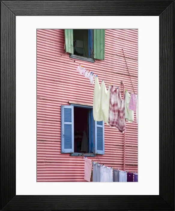 Framed Print : Houses in La Boca District, Buenos Aires City, Argentina, South America Framed Print : Houses in La Boca District, Buenos Aires City, Argentina, South America