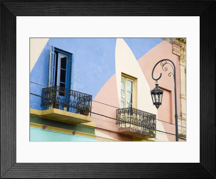 Framed Print : Moussy street La Boca District, Buenos Aires, Argentina, South America