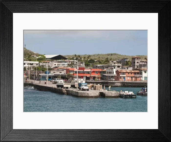 Framed Print : Puerto Baquerizo Moreno, capital of the Galapagos, Isla San Cristobal Framed Print : Puerto Baquerizo Moreno, capital of the Galapagos, Isla San Cristobal
