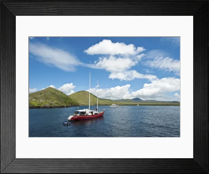 Framed Print : Cormorant Point, Isla Santa Maria (Floreana Island), Galapagos Islands