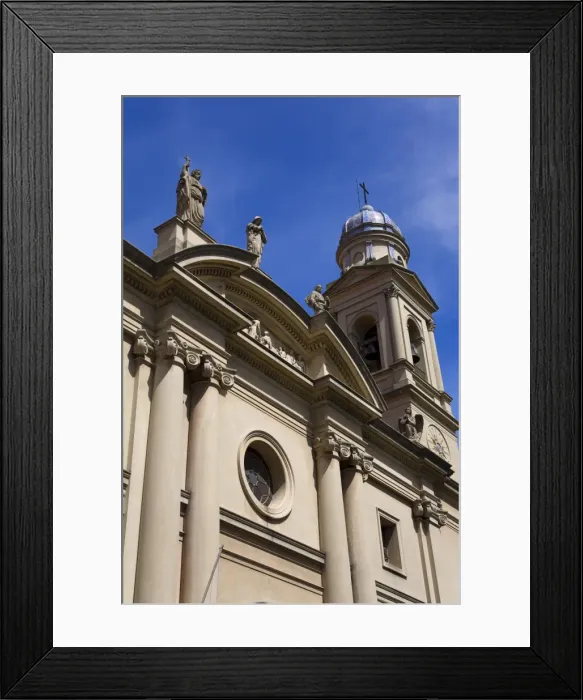 Framed Print : Cathedral in the Old City District, Montevideo, Uruguay, South America Framed Print : Cathedral in the Old City District, Montevideo, Uruguay, South America