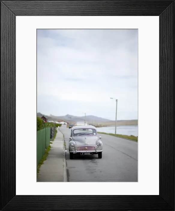 Framed Print : Old car, Port Stanley, Falkland Islands, South America