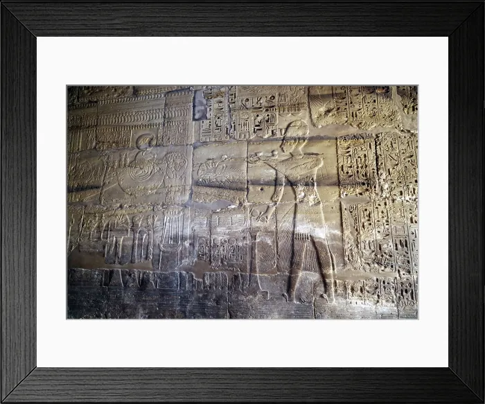 Framed Print : Temple details at Karnak, UNESCO World Heritage Site, Luxor, Egypt Framed Print : Temple details at Karnak, UNESCO World Heritage Site, Luxor, Egypt