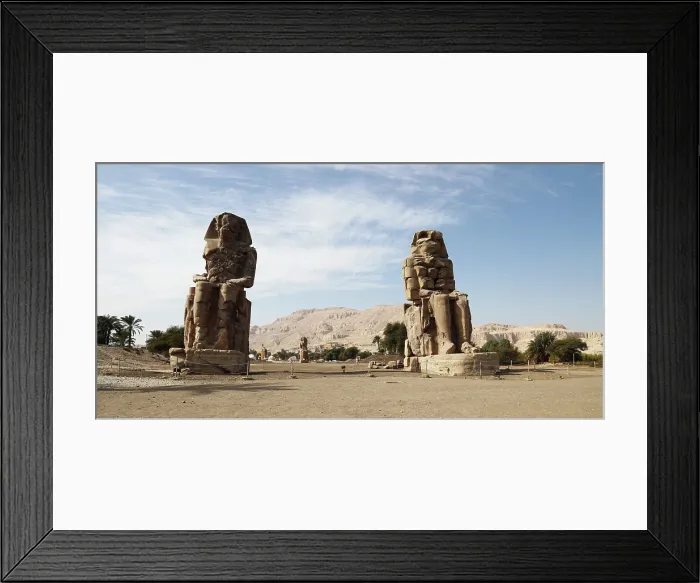 Framed Print : Colossi of Memnon, Luxor, Egypt Framed Print : Colossi of Memnon, Luxor, Egypt