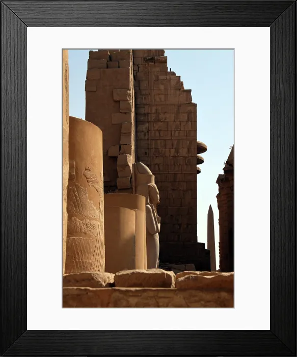 Framed Print : Temple details at Karnak, UNESCO World Heritage Site, Luxor, Egypt Framed Print : Temple details at Karnak, UNESCO World Heritage Site, Luxor, Egypt