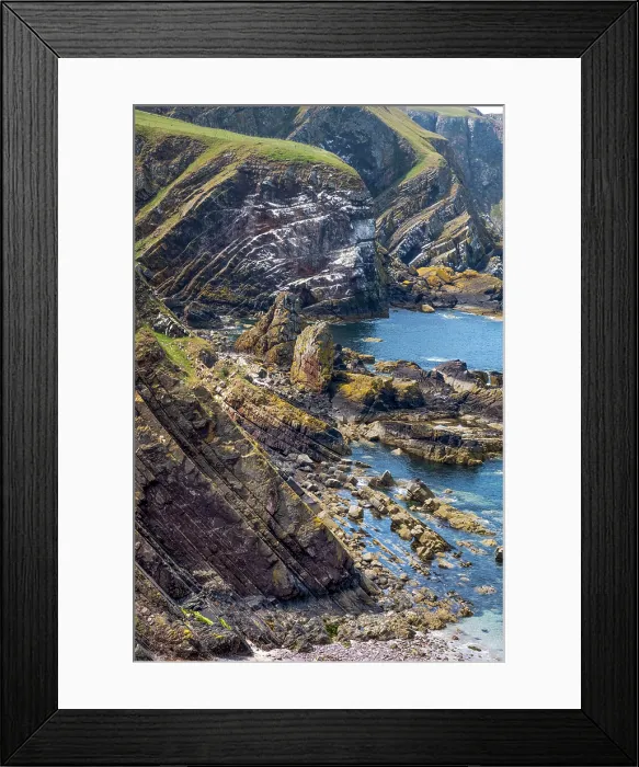 Framed Print : The coastline at St Abbs Head, National Nature Reserve, Eyemouth, Scotland, United Kingdom Framed Print : The coastline at St Abbs Head, National Nature Reserve, Eyemouth, Scotland, United Kingdom