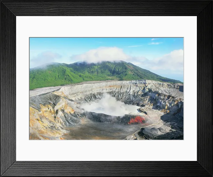 Framed Print : Poas volcano, Poas National Park, Costa Rica, Central America Framed Print : Poas volcano, Poas National Park, Costa Rica, Central America
