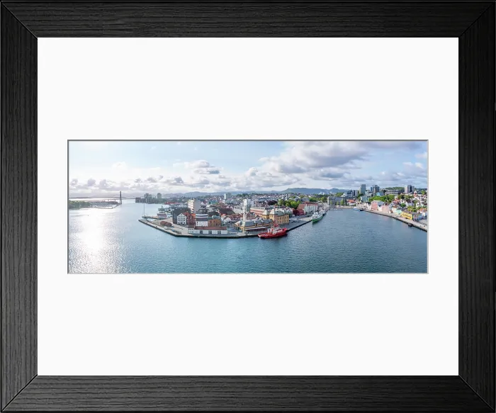 Framed Print : Aerial view of Stavanger skyline during daytime, Stavanger, Norway Framed Print : Aerial view of Stavanger skyline during daytime, Stavanger, Norway