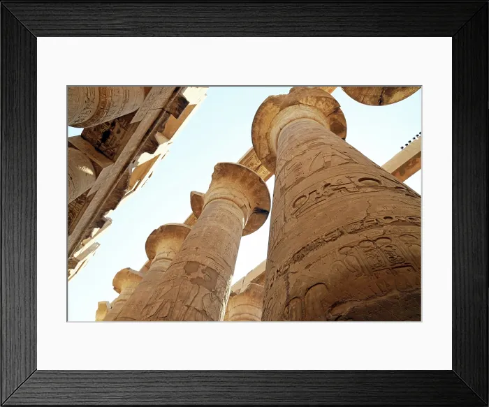 Framed Print : Temple details at Karnak, UNESCO World Heritage Site, Luxor, Egypt Framed Print : Temple details at Karnak, UNESCO World Heritage Site, Luxor, Egypt