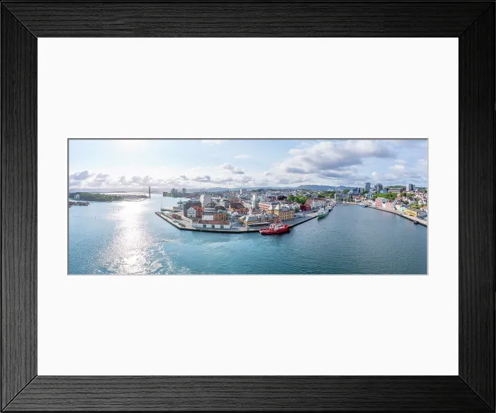 Framed Print : Aerial view of Stavanger skyline during daytime, Stavanger, Norway Framed Print : Aerial view of Stavanger skyline during daytime, Stavanger, Norway