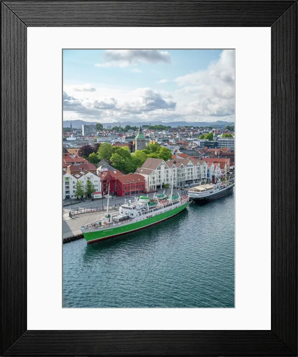 Framed Print : Aerial view of Stavanger skyline during daytime, Stavanger, Norway Framed Print : Aerial view of Stavanger skyline during daytime, Stavanger, Norway
