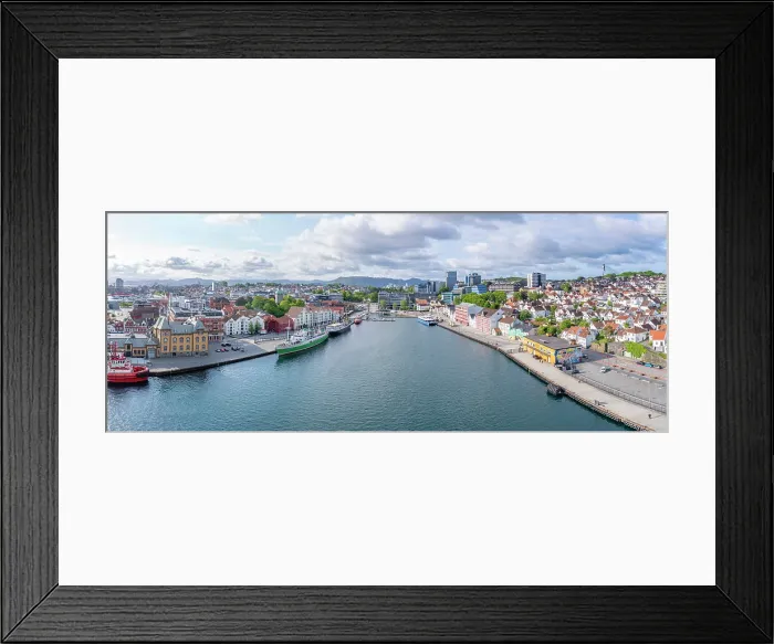 Framed Print : Aerial view of Stavanger skyline during daytime, Stavanger, Norway Framed Print : Aerial view of Stavanger skyline during daytime, Stavanger, Norway