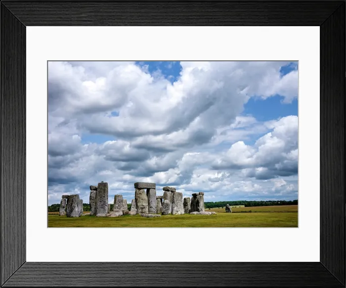 Framed Print : Stonehenge, a prehistoric megalithic structure on Salisbury Plain, United Kingdom