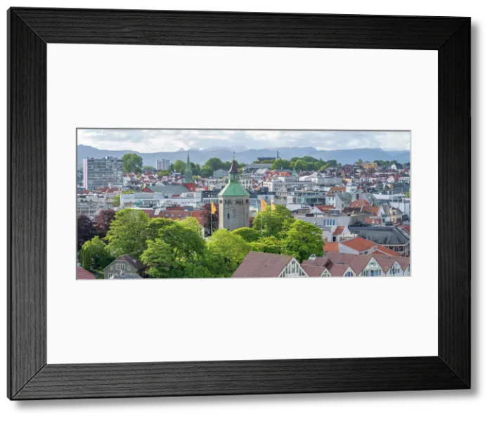 Framed Print : Aerial view of Stavanger skyline during daytime, Stavanger, Norway Framed Print : Aerial view of Stavanger skyline during daytime, Stavanger, Norway