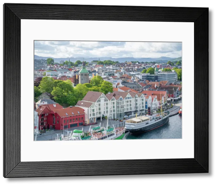 Framed Print : Aerial view of Stavanger skyline during daytime, Stavanger, Norway Framed Print : Aerial view of Stavanger skyline during daytime, Stavanger, Norway