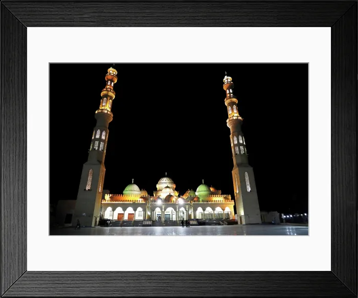 Framed Print : The central mosque at Hurghada, Egypt