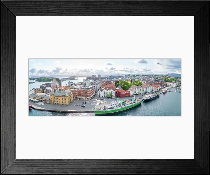 Framed Print : Aerial view of Stavanger skyline during daytime, Stavanger, Norway Framed Print : Aerial view of Stavanger skyline during daytime, Stavanger, Norway