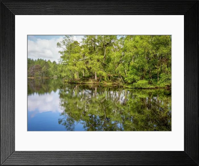 Framed Print : Perfect reflections in the still waters at High Dam Tarn, Lake District National Park, United Kingdom Framed Print : Perfect reflections in the still waters at High Dam Tarn, Lake District National Park, United Kingdom