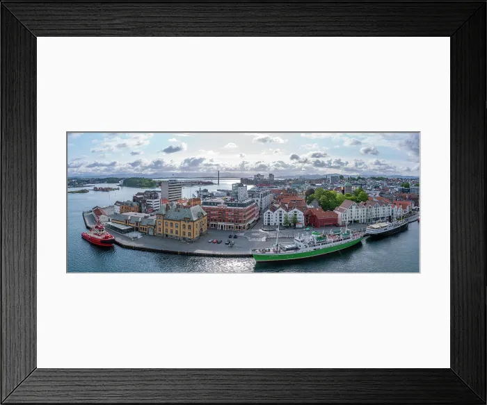 Framed Print : Aerial view of Stavanger skyline during daytime, Stavanger, Norway Framed Print : Aerial view of Stavanger skyline during daytime, Stavanger, Norway