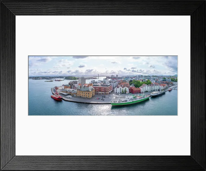 Framed Print : Aerial view of Stavanger skyline during daytime, Stavanger, Norway Framed Print : Aerial view of Stavanger skyline during daytime, Stavanger, Norway