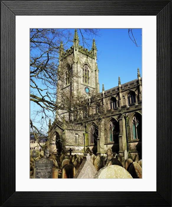 Framed Print : St Thomas The Apostle Church at Heptonstall, United Kingdom Framed Print : St Thomas The Apostle Church at Heptonstall, United Kingdom