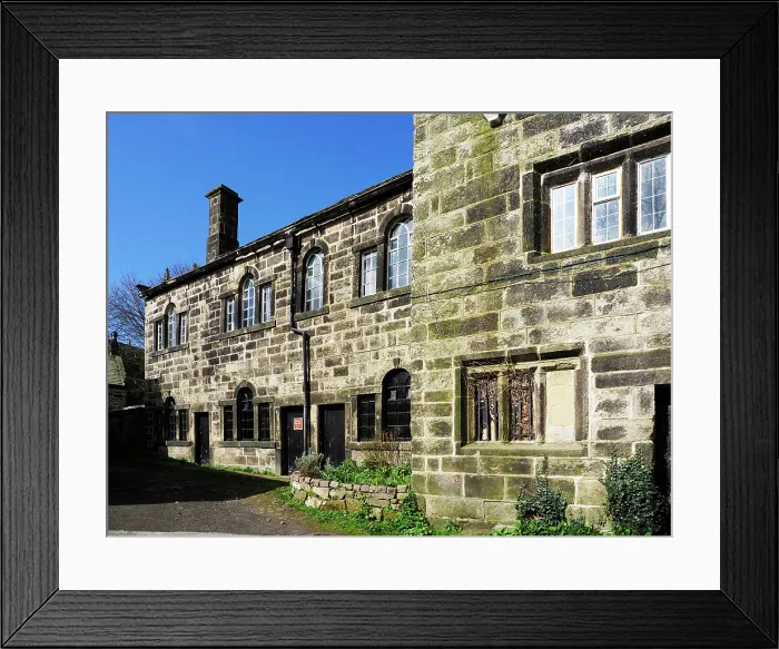 Framed Print : Heptonstall Museum from Church Lane Heptonstall, United Kingdom Framed Print : Heptonstall Museum from Church Lane Heptonstall, United Kingdom