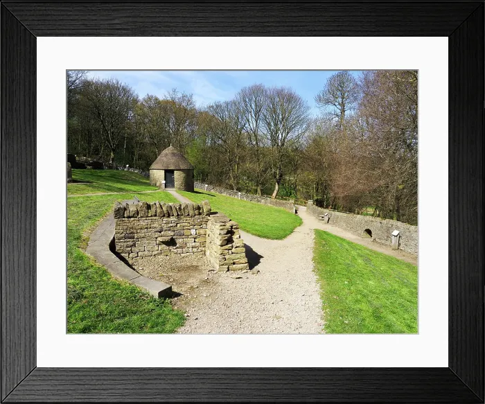 Framed Print : Dry Stone Walls at The Great Wall of Shibden in Shibden Park Halifax, Yorkshire, United Kingdom Framed Print : Dry Stone Walls at The Great Wall of Shibden in Shibden Park Halifax, Yorkshire, United Kingdom