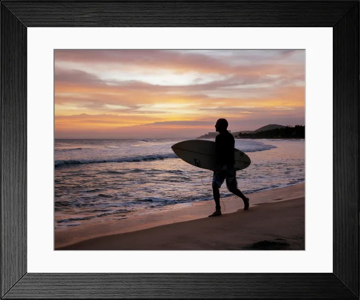 Framed Print : Sunset at Bai da Ong Dia Beach, Mui Ne, Binh Thuan Province, Vietnam