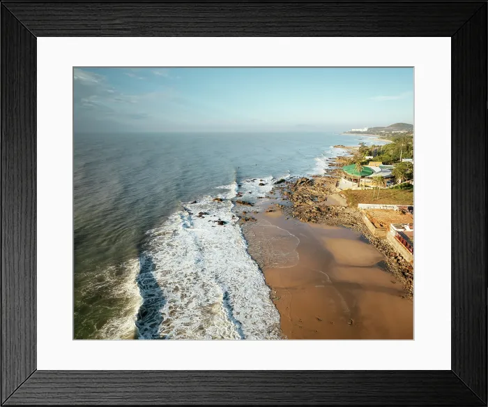 Framed Print : Aerial view of Bai da Ong Dia Beach, Mui Ne, Binh Thuan Province, Vietnam Framed Print : Aerial view of Bai da Ong Dia Beach, Mui Ne, Binh Thuan Province, Vietnam