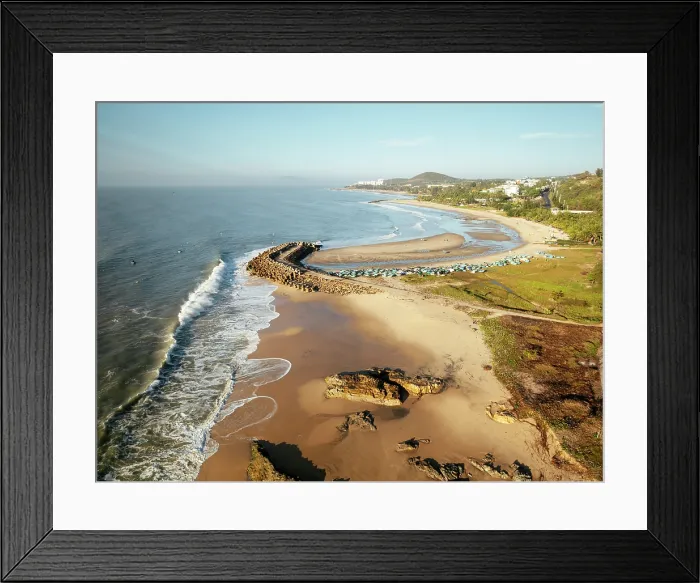 Framed Print : Aerial view of Bai da Ong Dia Beach, Mui Ne, Binh Thuan Province, Vietnam Framed Print : Aerial view of Bai da Ong Dia Beach, Mui Ne, Binh Thuan Province, Vietnam