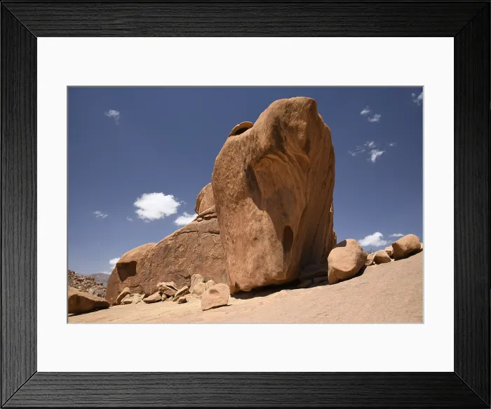 Framed Print : Rock formations around Tafraoute, Morocco Framed Print : Rock formations around Tafraoute, Morocco