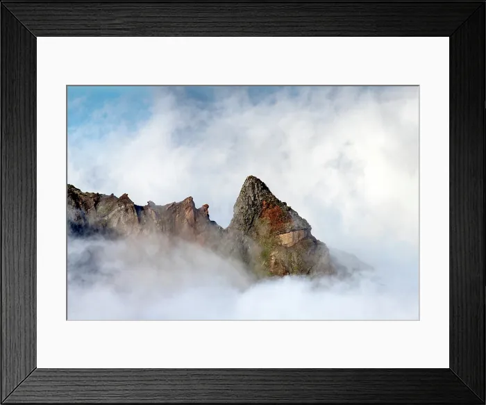 Framed Print : Landscape on the trek between Arieiro peak and Ruivo peak of Madeira island, Portugal Framed Print : Landscape on the trek between Arieiro peak and Ruivo peak of Madeira island, Portugal