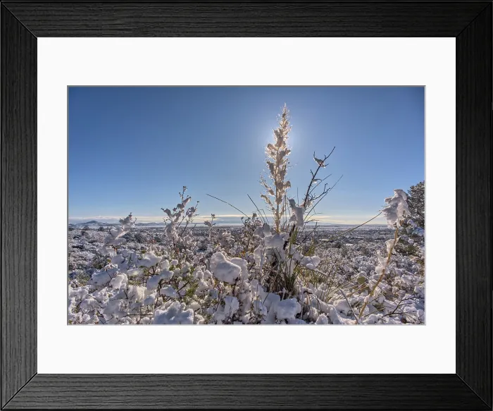 Framed Print : Snow covered landscape, Chino Valley, Arizona, USA Framed Print : Snow covered landscape, Chino Valley, Arizona, USA
