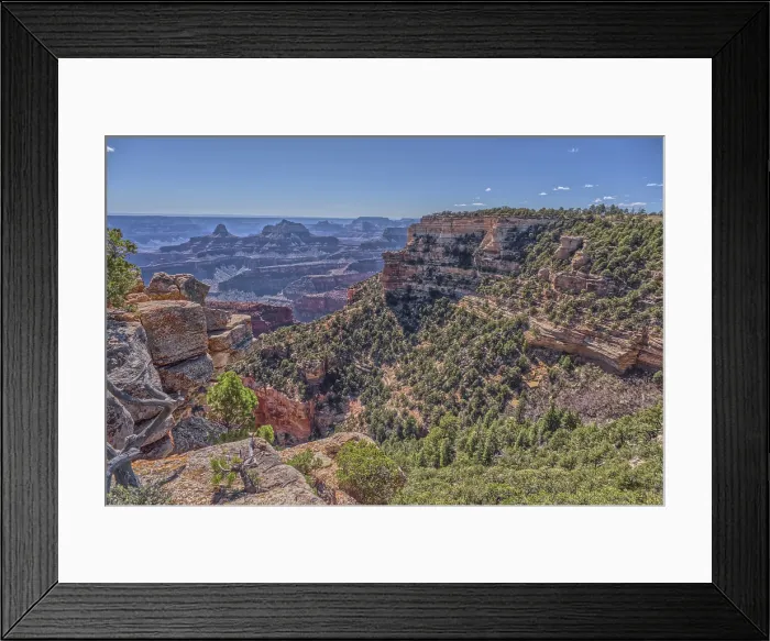 Framed Print : View of Honan Point on the North Rim of Grand Canyon National Park, Arizona, USA Framed Print : View of Honan Point on the North Rim of Grand Canyon National Park, Arizona, USA