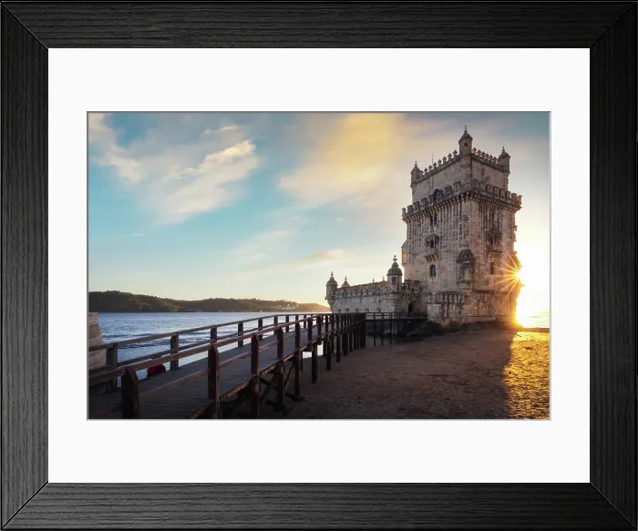 Framed Print : Belem Tower during sunset, Restelo, Belem, Lisbon, Portugal, Iberian peninsula, Western Europe Framed Print : Belem Tower during sunset, Restelo, Belem, Lisbon, Portugal, Iberian peninsula, Western Europe