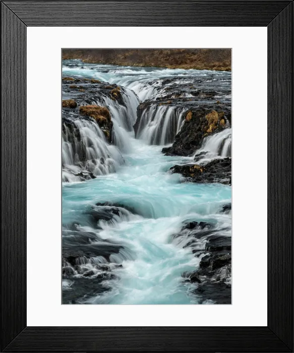 Framed Print : The Blue Waters of Bruarfoss Waterfall, Bruarfoss, near Laugarvatn, Southwest Iceland Framed Print : The Blue Waters of Bruarfoss Waterfall, Bruarfoss, near Laugarvatn, Southwest Iceland