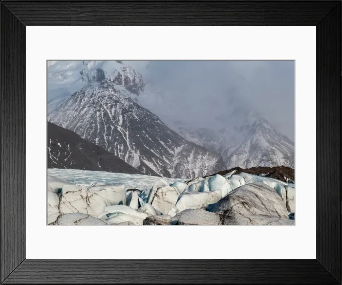 Framed Print : Svinafellsjokull Glacier, a tongue of the Vatnajokull Glacier, Southern Iceland, Europe Framed Print : Svinafellsjokull Glacier, a tongue of the Vatnajokull Glacier, Southern Iceland, Europe