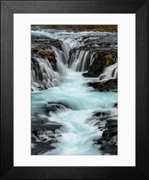 Framed Print : The Blue Waters of Bruarfoss Waterfall, Bruarfoss, near Laugarvatn, Southwest Iceland Framed Print : The Blue Waters of Bruarfoss Waterfall, Bruarfoss, near Laugarvatn, Southwest Iceland