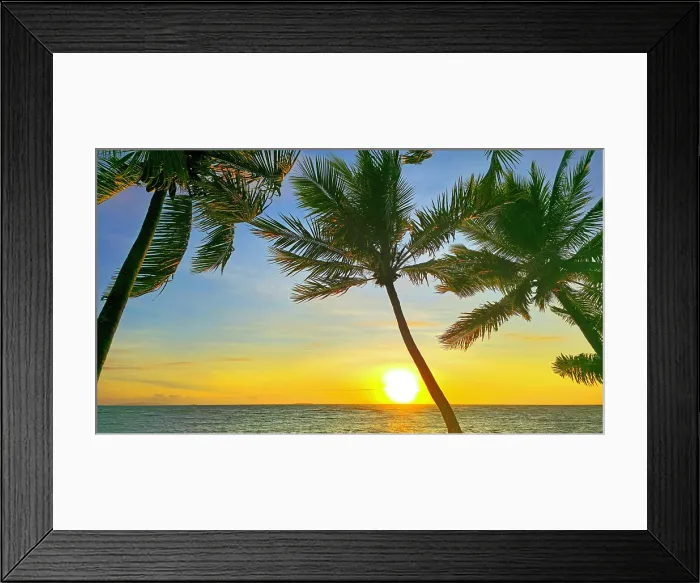 Framed Print : Sunset from First Landing Beach Resort, near Nadi, Viti Levu, Fiji, South Pacific Framed Print : Sunset from First Landing Beach Resort, near Nadi, Viti Levu, Fiji, South Pacific
