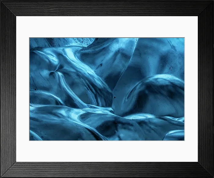 Framed Print : Flowing Blue Ice Wall Abstract Details, Sapphire Ice Cave, Breithamerkurjokull Glacier, Vatnajokull National Park, Iceland Framed Print : Flowing Blue Ice Wall Abstract Details, Sapphire Ice Cave, Breithamerkurjokull Glacier, Vatnajokull National Park, Iceland