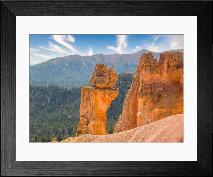 Framed Print : A sandstone hoodoo at Bryce Canyon National Park, Utah, USA Framed Print : A sandstone hoodoo at Bryce Canyon National Park, Utah, USA